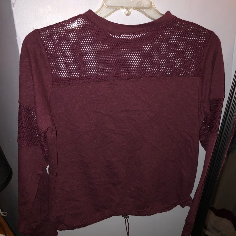 sheer long sleeve